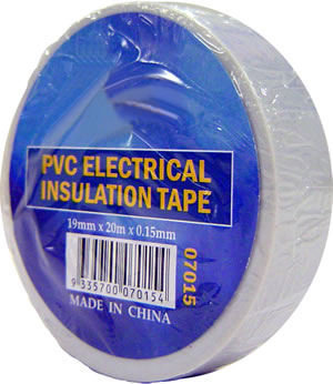 Tape Insulation White 20m $1.80